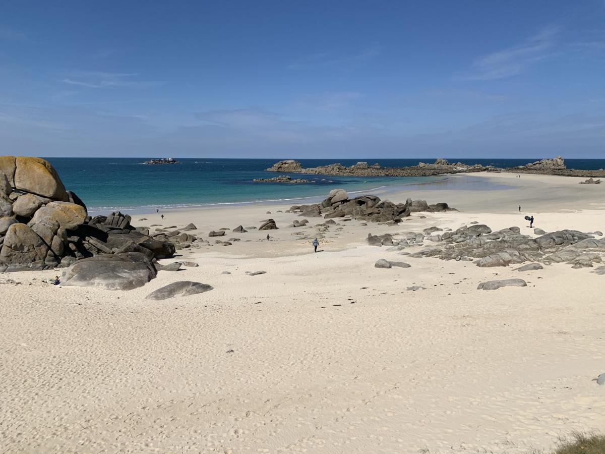 L'Escale 551, Gite Santec A 250M De La Plage Exteriör bild