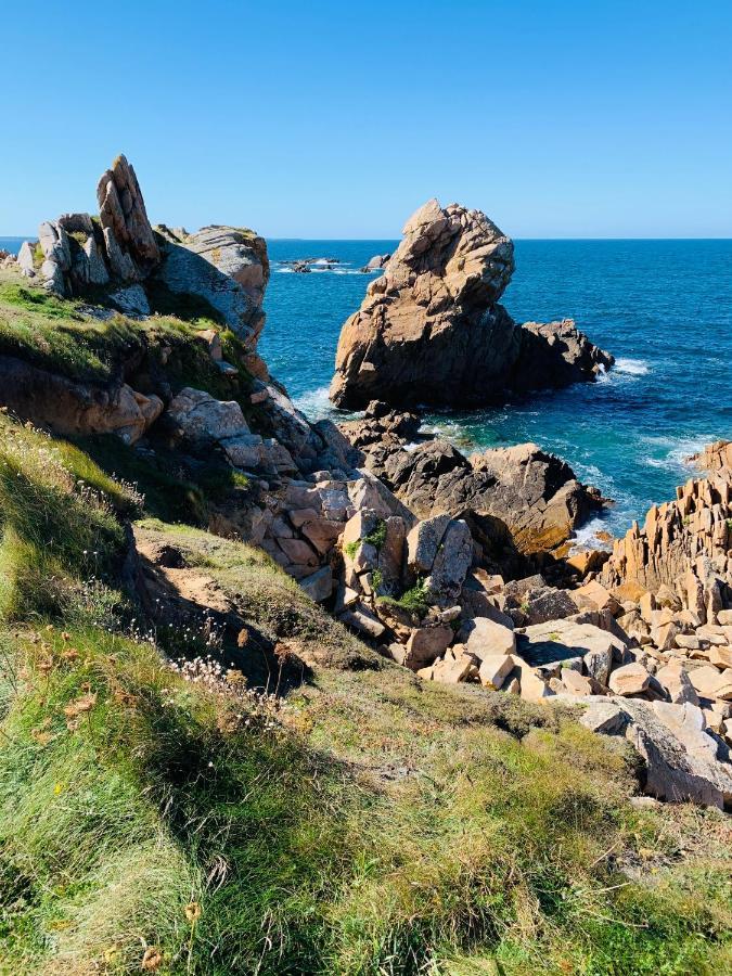 L'Escale 551, Gite Santec A 250M De La Plage Exteriör bild