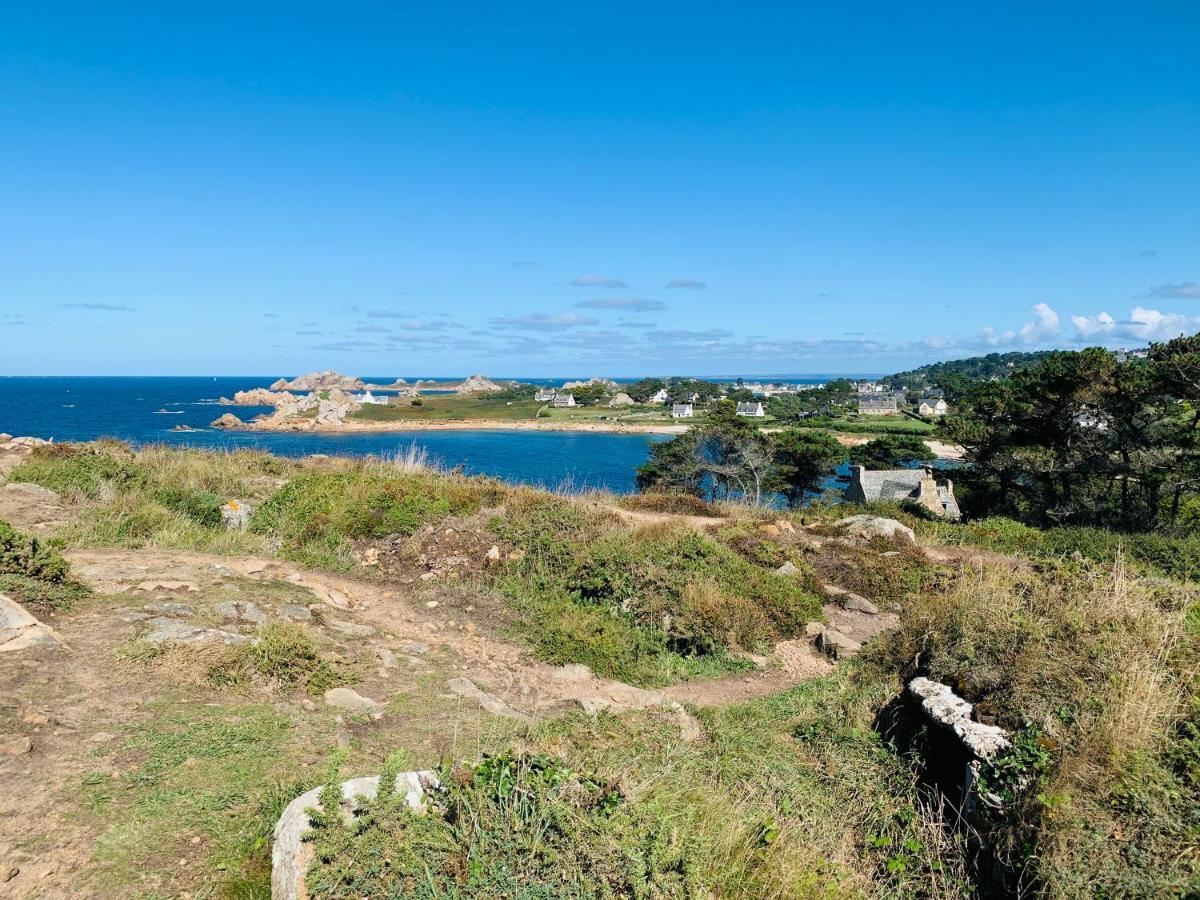 L'Escale 551, Gite Santec A 250M De La Plage Exteriör bild