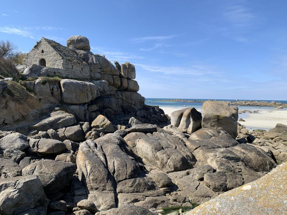 L'Escale 551, Gite Santec A 250M De La Plage Exteriör bild